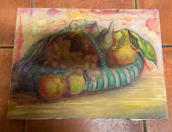 Quadro cesto di frutta