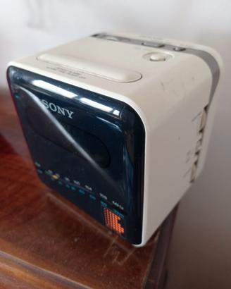 Radiosveglia vintage Sony Anni 80 Mod. Digicub