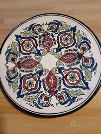 Piatto vintage ceramica Nabeul Tunisia