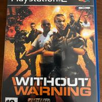 Ps2 gioco Without warning