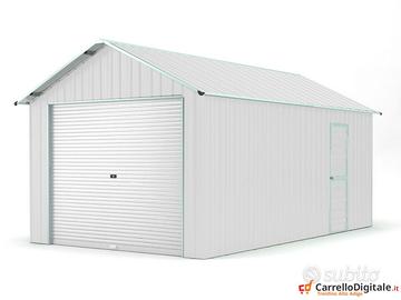 Prefabbricato box cantiere  360x610 21.9mq bianco