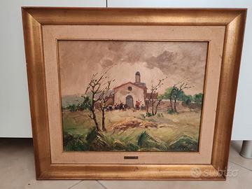 Coppia di Dipinti ad Olio "A. Finizio" –