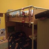 Letto a castello con terzo letto estraibile