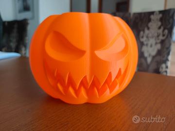 DECORAZIONE HALLOWEEN A FORMA DI ZUCCA Ø13cmx10cm
