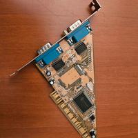 Scheda PCI doppia porta seriale COM DB9