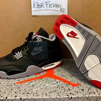 Nike jordan retro 4 bred