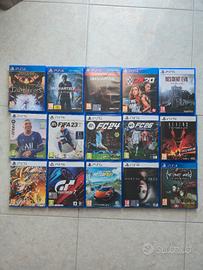 Lotto Giochi PS5 e PS4 Singoli o in Blocco