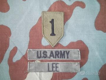 Us Army 1st Infantry Div + tapes Vietnam Cold War