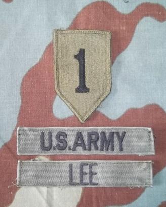 Us Army 1st Infantry Div + tapes Vietnam Cold War
