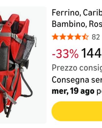 Zaino per montagna / passeggiate porta bambini.