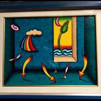 Giuliano Ghelli olio su tela cm.30x40