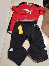 pantaloni più maglietta tor x moto cross 