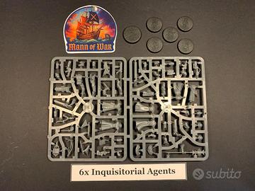 X6 Agenti Inquisitoriali Imperial Agents Warhammer
