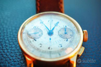 Vulcain oro 18k valjoux 22 anni 40