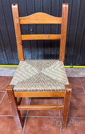 Sedia in legno di pino