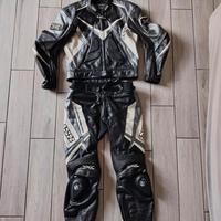 Tuta moto in pelle divisibile IXS Tg 52