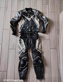 Tuta moto in pelle divisibile IXS Tg 52