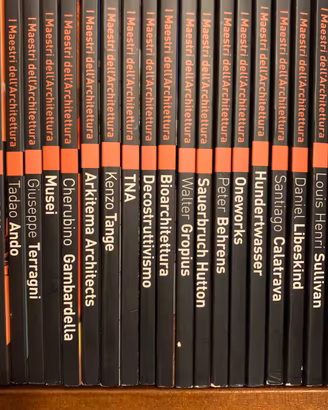 I MAESTRI DELL'ARCHITETTURA - Maxi raccolta 91 vol