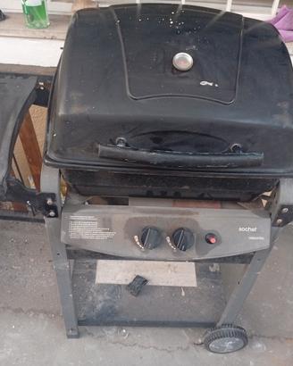 barbecue a gas