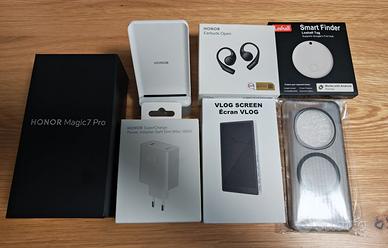 Honor Magic 7 Pro 16 GB / 1 TB dotazione completa.