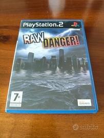 Raw danger! sony playstation 2 ps2 italiano raro