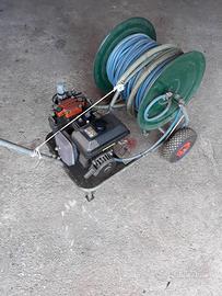 pompa irroratrice a motore con carrello