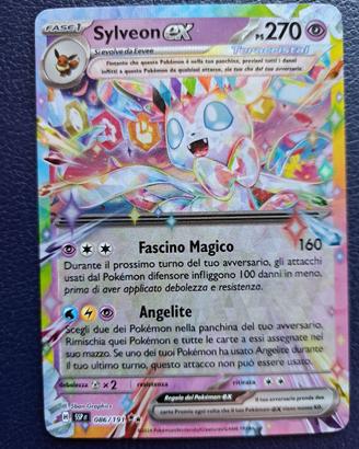 Sylveon Ex 086/191 ITA mint - Scintille Folgoranti