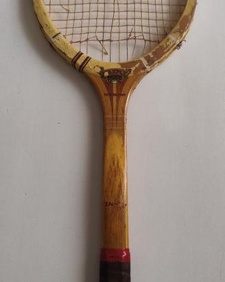 Racchetta da tennis vintage Dunlop anni '60