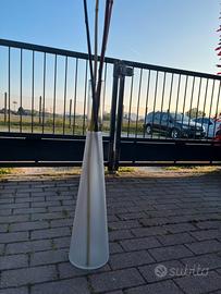 Vaso in vetro da arredamento #Ikea# con decorazion