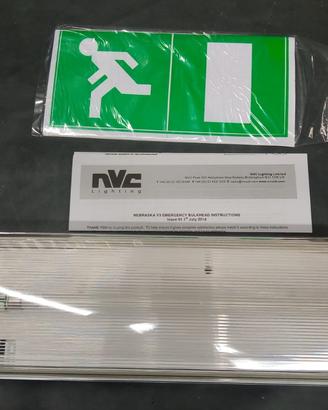 Kit Luci neon - emergenza- vie di fuga