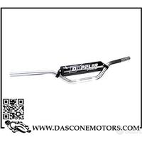 Manubrio alluminio moto universale argento