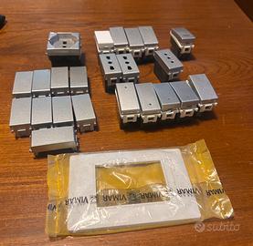 Prese pulsanti copriforo cimar plana silver