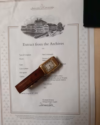 Jager Le Coultre Reverso