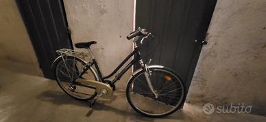bicicletta 6 marce + cestino