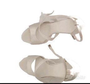 scarpa da sposa bianca nuova 37 mai usate