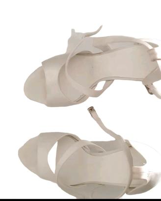 scarpa da sposa bianca nuova 37 mai usate