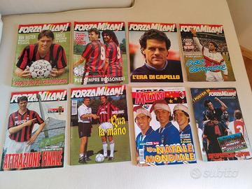 Riviste Forza Milan anni da 89 a 97