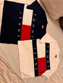 Magliette tommy jeans colorblock