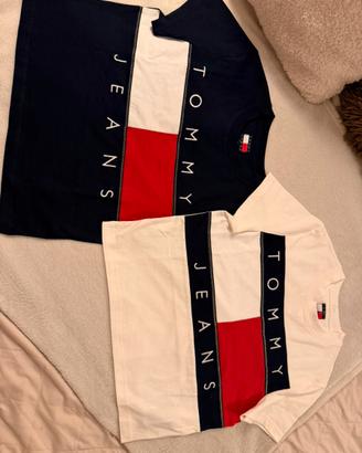 Magliette tommy jeans colorblock
