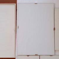 Tre Cornici a giorno in Vetro da parete 