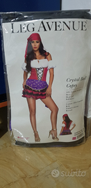 Vestito carnevale gypsy gitana leg avenue
