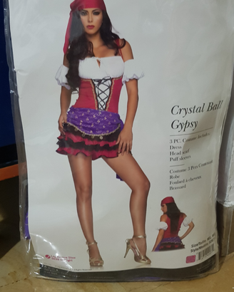 Vestito carnevale gypsy gitana leg avenue