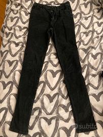 Pantaloni velluto nero