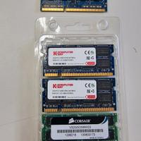 banchi di ram 2Gb ddr3 e ddr2