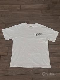 T-Shirt Corteiz - White&Black con stampa sul retro
