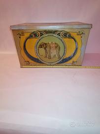 scatola di latta luigi rossa 