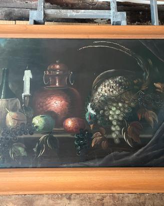 Dipinto ad olio natura morta