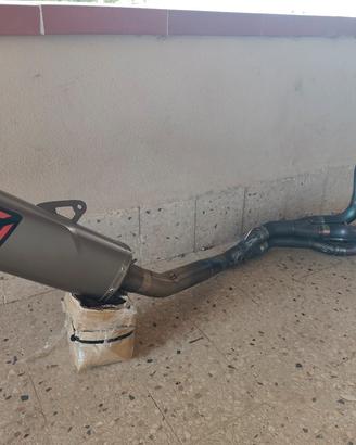 scarico completo TITANIO AKRAPOVIC 
