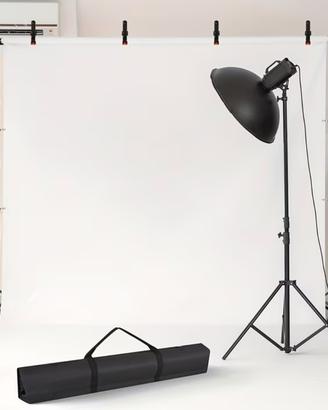 Supporto Regolabile per Sfondi Fotografici + telo
