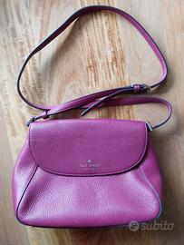 Borsa in pelle viola cm 29x20 Kate Spade